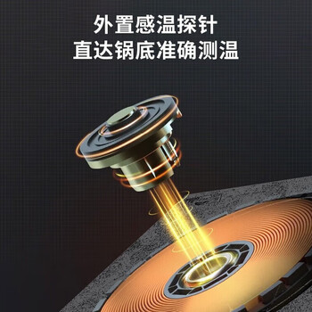 苏泊尔（SUPOR）电磁炉智能触控定时多功能精控测温 2200W大功率 电磁炉炒锅汤锅双锅 C22-ID37