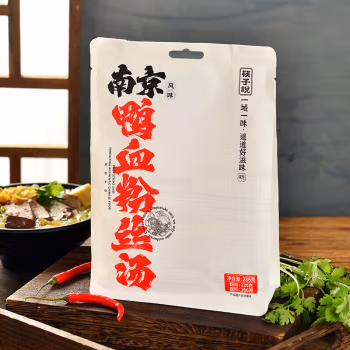 筷子说南京鸭血粉丝汤袋装爆肚粉酸辣粉米粉米线方便速食 286g*6袋