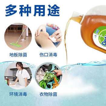 滴露消毒液1.2L*2  家用消毒液衣物除菌液除螨皮肤宠物猫狗消毒