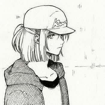 吴竹（KURETAKE）进口漫画笔勾线笔签字笔绘图笔水笔漫画手绘设计 黑色F极细弹力笔尖勾线笔 CNMF-010