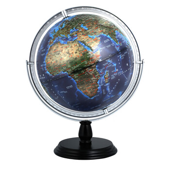 北斗万向浮雕3D立体AR灯光地球仪卫星智能教师学生用男女孩儿童玩具节开学纪念品生日礼物文具高端摆件