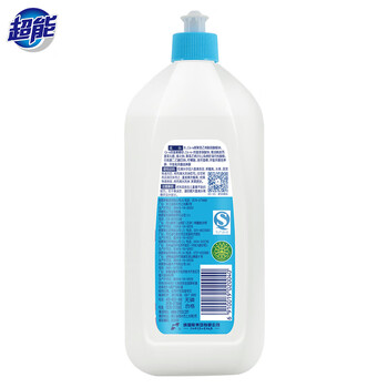 超能APG食品用洗洁精1.1kg*5瓶装  芦荟清香植物洁净力不伤手【企业专属】