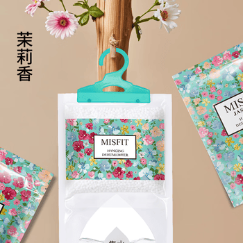 MISFIT花语除湿袋230g*12茉莉香薰干燥剂衣柜吸湿防潮空气清新剂