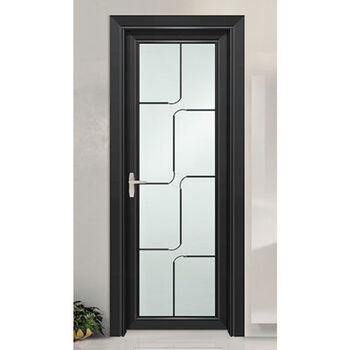 厨卫门橱柜成品现代简约厕所门厨房门双层钢化玻璃钛镁铝合金浴室门