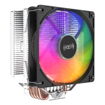 超频三（PCCOOLER）东海X4炫彩版 CPU散热器 (幻彩灯效/支持1700/温控风扇/4热管/多平台/附硅脂)