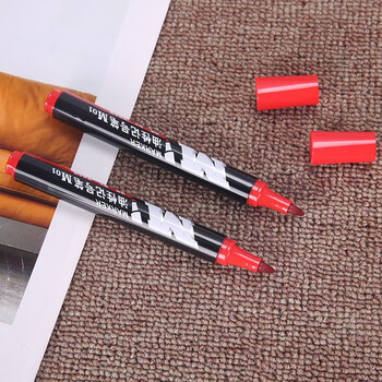 晨光粗头红色物流笔记号笔 油性防水快递物流签字笔 大头笔办公用品 10支/盒APMY2204