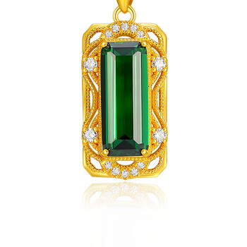 5d长方形绿宝石吊坠【图片 价格 品牌 报价】-京东