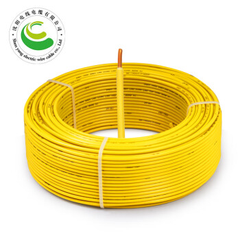 沈阳电线电缆有限公司-ZR-BV-450/750V-1X2.5mm²国标铜芯电线阻燃单芯硬线-95米捆-黄色