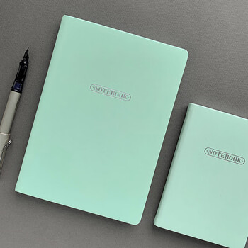 Filofax＆Letts联名款英国进口记事本PASTEL帕斯泰尔彩粉系列定页笔记本中号鸭蛋蓝横线页本090095