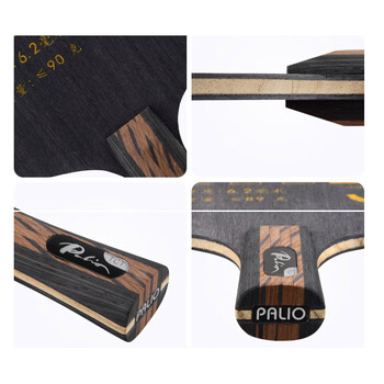 拍里奥（Palio）乒乓球拍底板 TCT乒乓球底板DIY快攻弧圈型 直拍