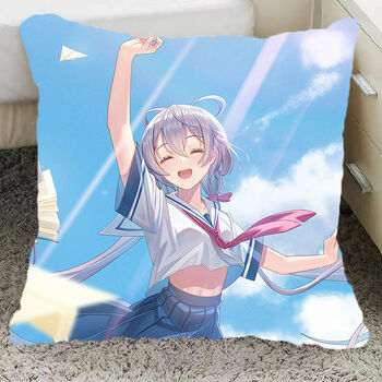 品质严选北极绒洛天依周边抱枕二次元动漫周边可爱靠垫定制男女生日