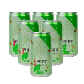 中平 金银花露 无糖型 儿童植物饮料凉茶 茶饮料 24罐4箱超值装