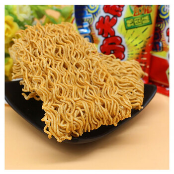 功夫熊烧烤味干脆面番茄牛肉味干吃面方便面零食品48包混合番茄烧烤