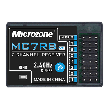玉扬航模遥控器通道接收器升级版固定翼车船模四六轴 mc7rb-v2接收器