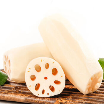 新鲜莲藕现挖现发粉藕煲汤糯米藕整箱时令蔬菜莲藕莲菜净重2斤中段藕