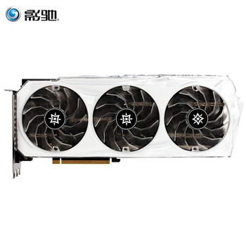 影驰RTX3090名人堂24G显存高端台式机电脑游戏独立显卡3080Ti吃鸡电竞游戏3070Ti显卡  RTX3080星曜MAX OC  FG  12G 官方标配