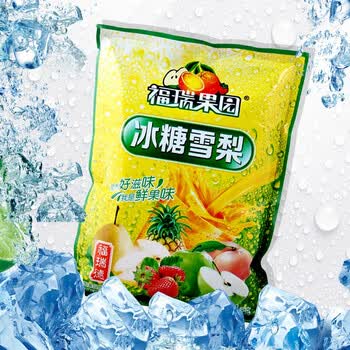福瑞德 冰糖雪梨粉1000g/袋 速溶固体饮料果珍特浓果汁粉