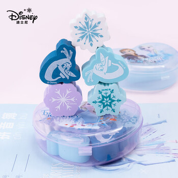 迪士尼（Disney）文具橡皮檫 学生干净考试橡皮 创意可爱卡通橡皮 便携盒装收纳方便学习用品开学季礼物
