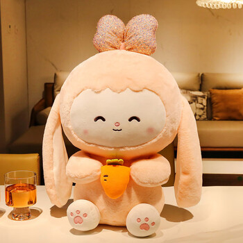 迪士尼新款兔子毛绒玩具可爱萝卜兔布偶娃娃小兔子公仔女孩安抚玩偶