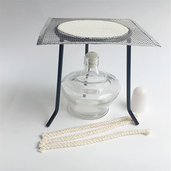 酒精灯三脚架石棉网加厚玻璃150ml250ml含灯芯灯帽加热实验仪器 250ml