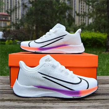 linikerb纯原飞织登月飞马37代男女跑步鞋超级zoom 白彩虹轻便运动鞋