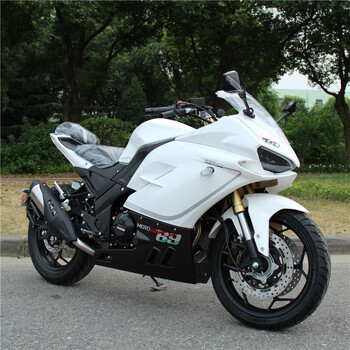 蛟龙400cc摩托车跑车双缸水冷重机车公路赛趴赛国四电喷可上牌白色400