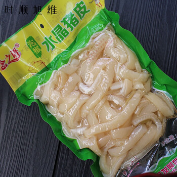 念之语泡椒水晶猪皮258袋美味熟食下酒凉菜拼盘开袋即食泡椒口味2袋