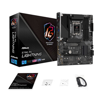 华擎（ASRock）Z790 PG Lightning 闪电风暴 DDR5支持CPU 14600KF/14700KF/12600KF（Intel Z790/LGA 1700）	