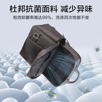 乐上（LEXON）双肩包男士电脑包15.6/16英寸笔记本商务背包双层书包旅行包灰色
