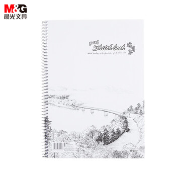 晨光(M&G)文具16K/50张速写本美术专用素描本素描纸侧翻初学绘画16开 生日礼物APYMO135 晨光(M&G)文具16K/50张速写本美术专用素描本素描纸侧翻初学绘画16开 生日礼物APYMO135