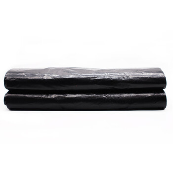 天平朝晖背心式手提垃圾袋黑色32*52cm100只加厚单面1丝垃圾清洁袋塑料袋