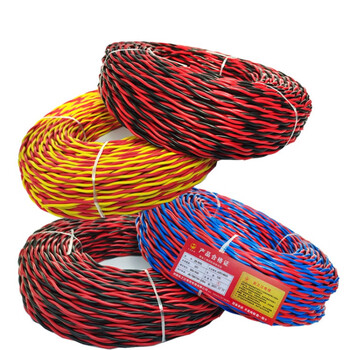 5平方消防广播报警信号线 耐火双绞线电源线 zn-rvs2x1.