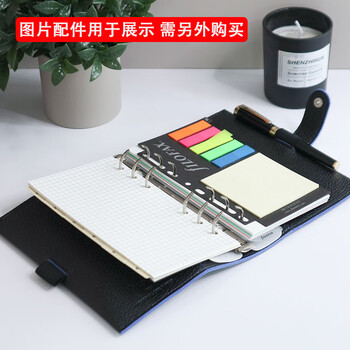 Filofax笔记本英国进口高档活页手帐软皮面简约商务办公会议记录日程礼品礼盒装POP A6黑色029409伴手礼