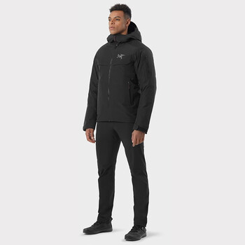 始祖鸟macailtgoretex轻量防水男子滑雪羽绒服pixel像素灰s