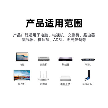 山泽 六类网线水晶头二件式 6类千兆非屏蔽网络接头 RJ45工程级网线连接器Cat6水晶头 100个 RL-26100