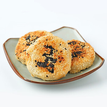 汪玉霞碱酥饼芝麻馅饼酥饼传统怀旧零食糕点馅饼咸酥饼250克1盒