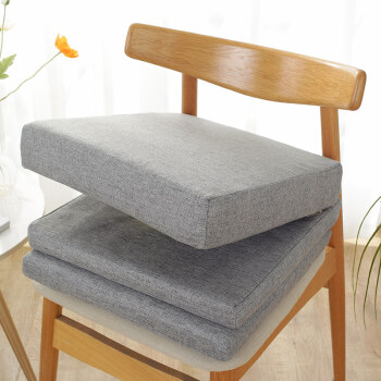 50d高密度海绵垫沙发垫坐垫垫子加厚硬定制椅垫增高翻新2021亚麻灰色