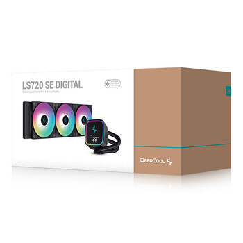 九州风神（DEEPCOOL）冰堡垒360青春数显版（智能温度显示/铝合金外壳冷头/加强版ARGB）YFS