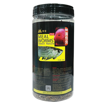 博冠面包虫干龙鱼饲料大型肉食鱼类鱼粮冷冻虫干400g 桶 图片价格品牌报价 京东
