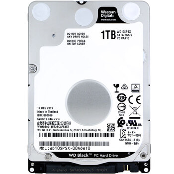 西部数据(WD)1TB 笔记本游戏机械硬盘 WD_BLACK 西数黑盘 SATA 7200转64MB 2.5英寸WD10SPSX 西部数据(WD)1TB 笔记本游戏机械硬盘 WD_BLACK 西数黑盘 SATA 7200转64MB 2.5英寸WD10SPSX