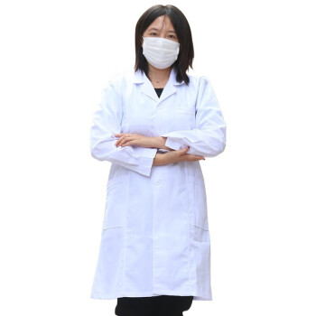 星工（XINGGONG）长袖白大褂 女学生实验室卫生工作服搬运工劳保服 女款 M码