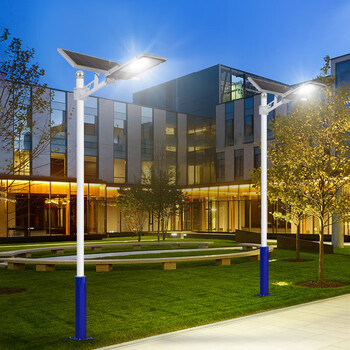 禄欣 太阳能灯led一体化路灯新农村道路户外防水家用遥控光控灯投光灯