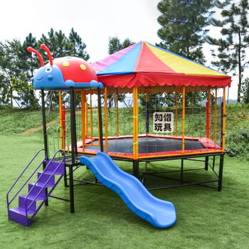 幼儿园大型蹦床室外大型蹦蹦床广场弹簧蹦极床儿童户外游乐场游乐设备
