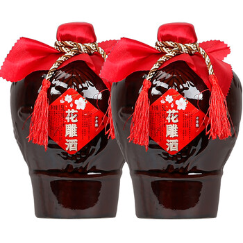 玉泉韵绍兴产黄酒十年绍兴花雕酒3斤陶坛装糯米陈年老酒女儿妆红出嫁