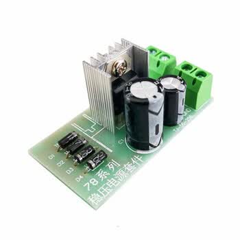 优品沃目5V/12V三端稳压器电源套件模块组装焊接DIY实训散件  LM7805套件