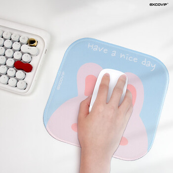 宜适酷(EXCO)小兔子鼠标垫小号锁边动漫可爱卡通垫子电脑办公布面包边防滑便携鼠标垫可水洗9822 宜适酷(EXCO)小兔子鼠标垫小号锁边动漫可爱卡通垫子电脑办公布面包边防滑便携鼠标垫可水洗9822