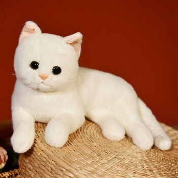 肯伦仿真小猫咪公仔毛绒玩具小猫玩偶儿童女孩宠物安抚抱枕布娃娃可爱
