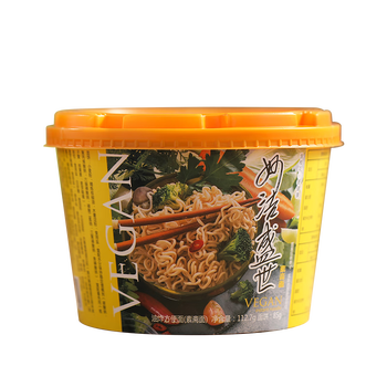 纯素方便面油炸斋面全素食冲泡面素食面桶装微辣 妙洁盛世 112g袋装