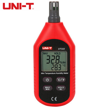 优利德（UNI-T）UT333 迷你数显温湿度计高精度测温仪工业居家电子温度计湿度计