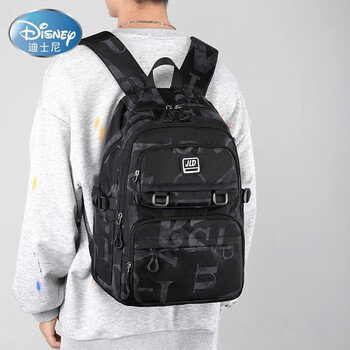 灵犀牛linxiniu简约旅行大容量双肩包女生背包初中生中学生休闲书包